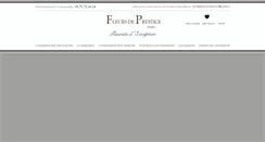 Desktop Screenshot of fleursdeprestige.fr
